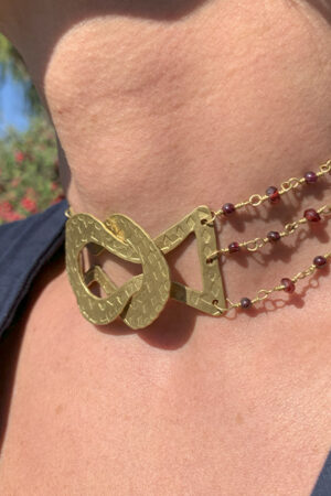 Collar Camino Granate