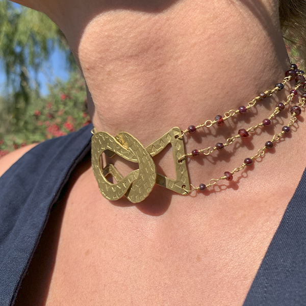 Collar Camino Granate